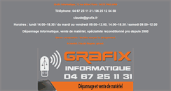 Desktop Screenshot of grafix.fr